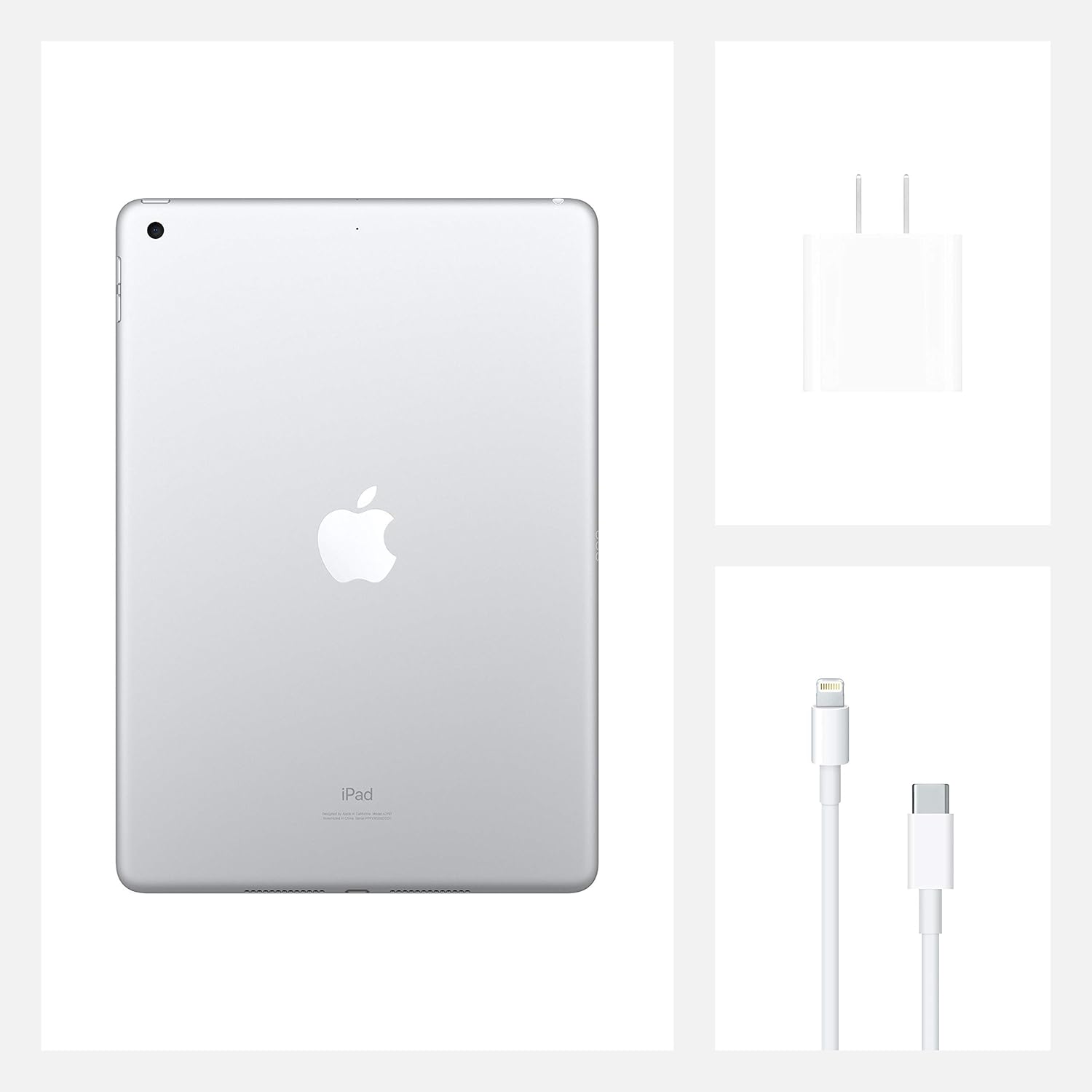 Apple iPad (10.2-inch, Wi-Fi, 32GB) - Silver (Latest Model, 8th Generation) (Renewed) - Authentic Apple Products.