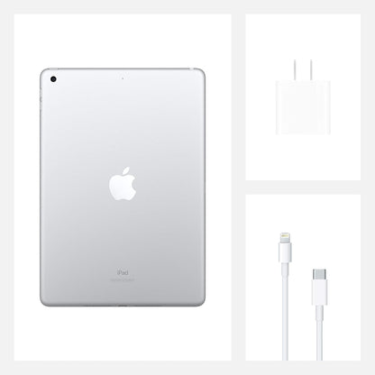 Apple iPad (10.2-inch, Wi-Fi, 32GB) - Silver (Latest Model, 8th Generation) (Renewed) - Authentic Apple Products.