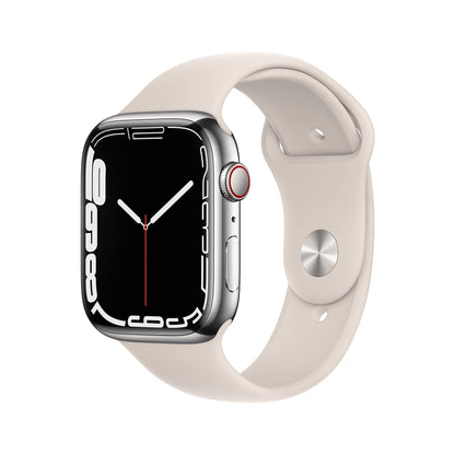 Apple Watch Series 7 (GPS, 41mm) Midnight Aluminum Case with Midnight Sport Band, Regular (Renewed)