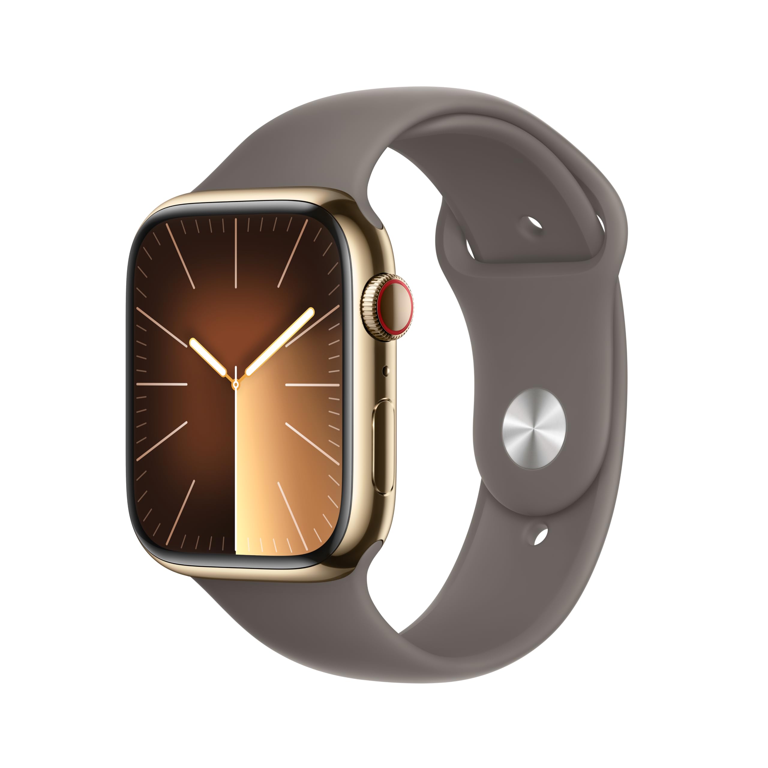 Apple Watch Series 9 [GPS 45mm] Midnight Aluminum Case with Midnight Sport Band, S/M (Renewed) - Authentic Apple Products.