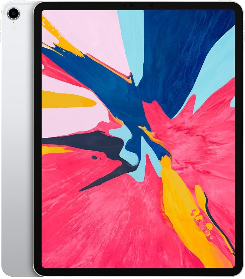Apple 2018 iPad Pro (12.9-inch, Wi-Fi, 64GB) - Silver (Renewed) - Authentic Apple Products.
