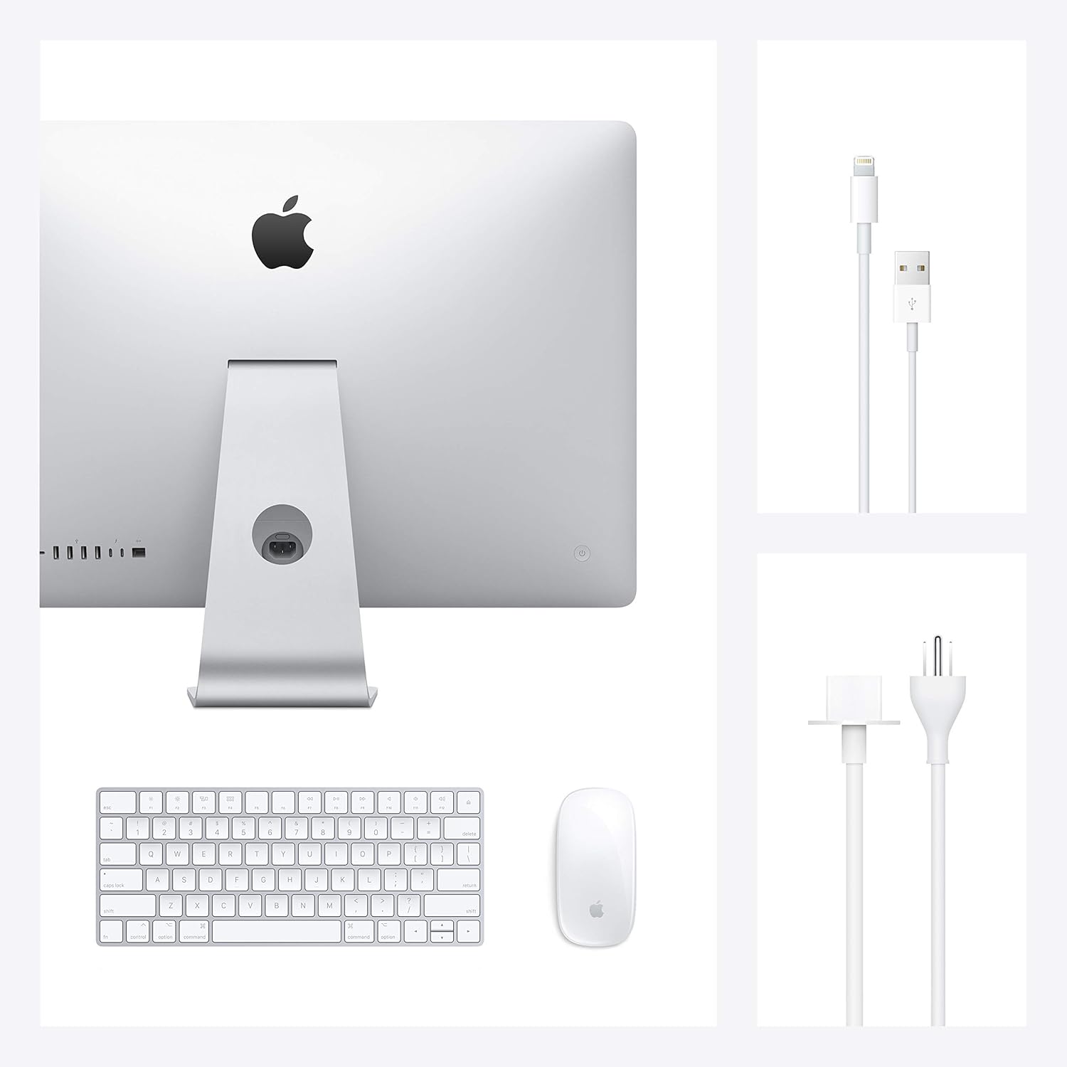 Apple Mid 2020 iMac with 3.3GHz 6 Core 10th Gen Intel Core i5, 27 inch Retina 5K, 8GB RAM, 512GB SSD (Renewed) - Authentic Apple Products.