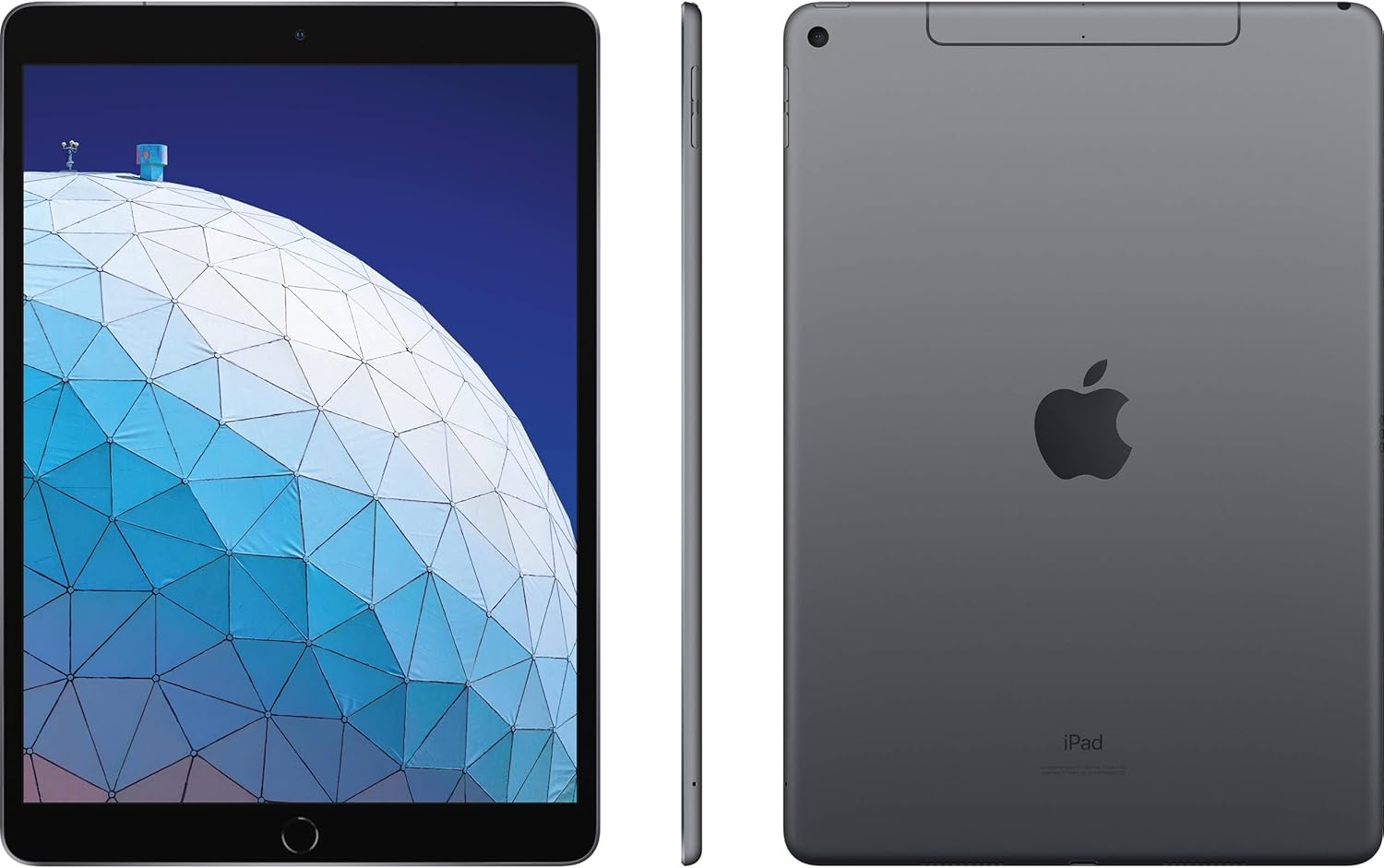 Apple iPad, 10.2-Inch, Wi-Fi, 32GB, Space Gray (Renewed) - Authentic Apple Products.