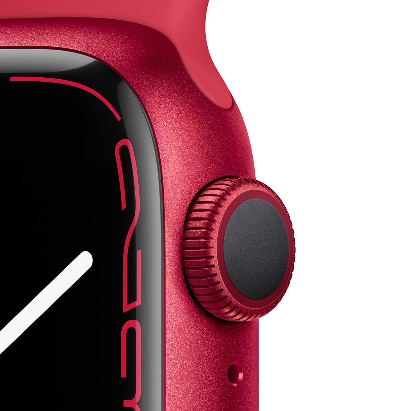 Apple Watch Series 7 (GPS, 41mm) Midnight Aluminum Case with Midnight Sport Band, Regular (Renewed)
