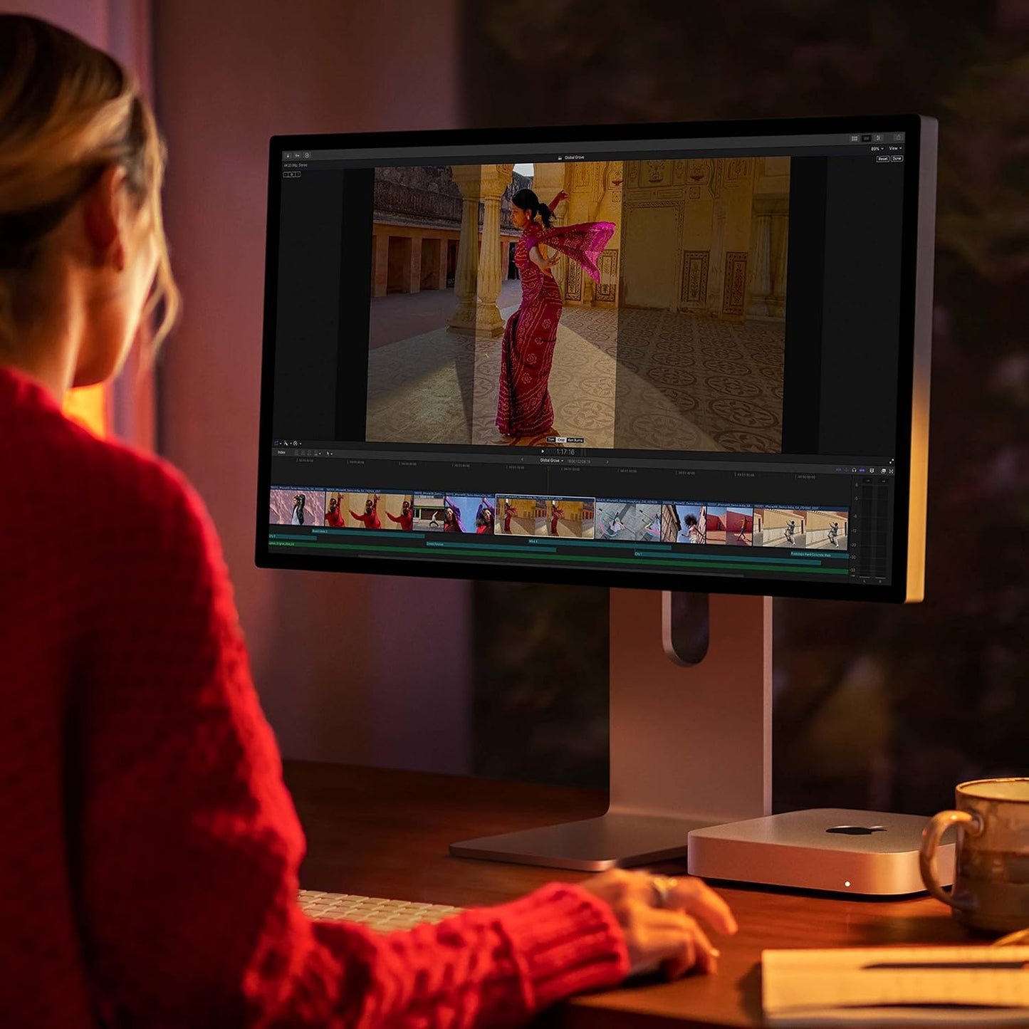 Apple 2023 Mac Mini Desktop Computer with Apple M2 chip with 8‑core CPU and 10‑core GPU, 8GB Unified Memory, 256GB SSD Storage, Gigabit Ethernet. Works with iPhone/iPad - Authentic Apple Products.
