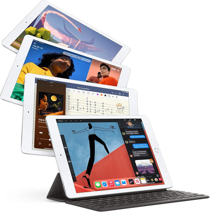 Apple iPad (10.2-inch, Wi-Fi, 32GB) - Silver (Latest Model, 8th Generation) (Renewed) - Authentic Apple Products.