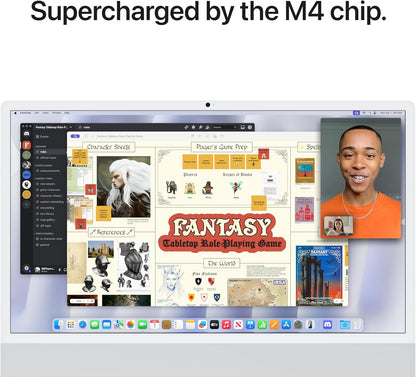 Apple 2024 iMac All-in-One Desktop Computer with M4 chip with 8-core CPU and 8-core GPU: Built for Apple Intelligence, 24-inch Retina Display, 16GB Unified Memory, 256GB SSD Storage; Silver - Authentic Apple Products.
