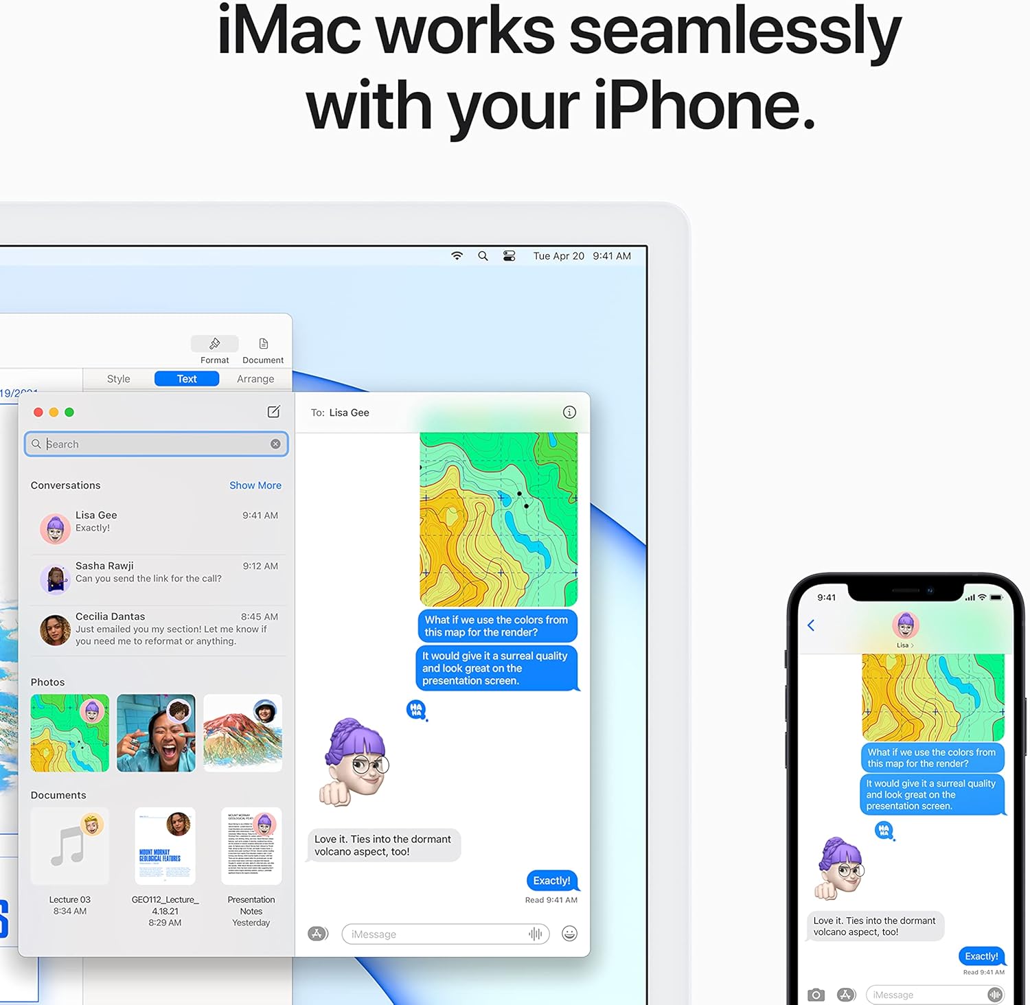 2021 Apple iMac with Apple M1 Chip with 8-core CPU (24-inch, 8GB RAM, 256GB SSD Storage) (QWERTY English) Yellow (Renewed) - Authentic Apple Products.